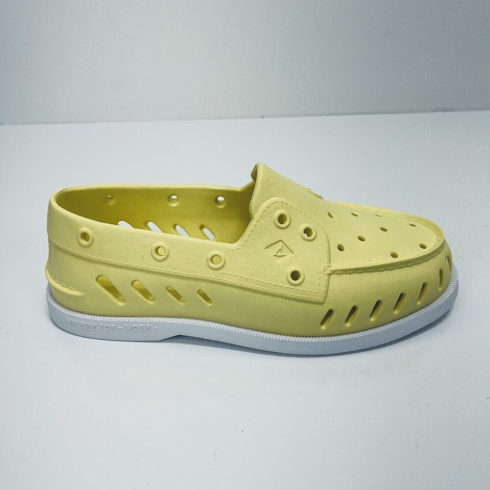 Sperry Top Sider Shoes Sz 8 Women’s Yellow Float Boat Slip On Foam Beach New - Picture 8 of 13